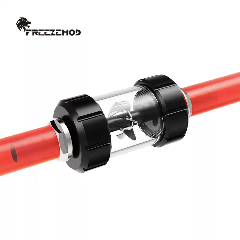 FREEZEMOD电脑水冷流速器新款金属叶轮SLJ-JX2工业水流计亚克力