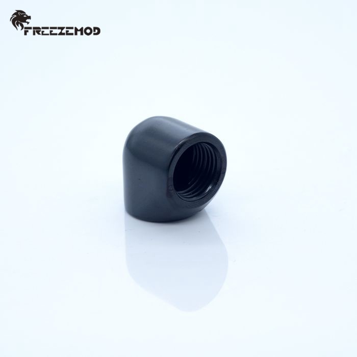 FREEZEMOD电脑水冷SNWT-B90双内90度弯头换向转接座G1/4螺纹