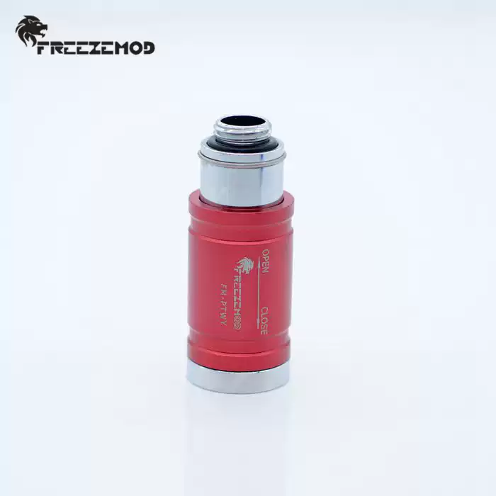 FREEZEMOD电脑水冷平推阀内外牙全铜FM-PTWY水箱安装可调节水流量