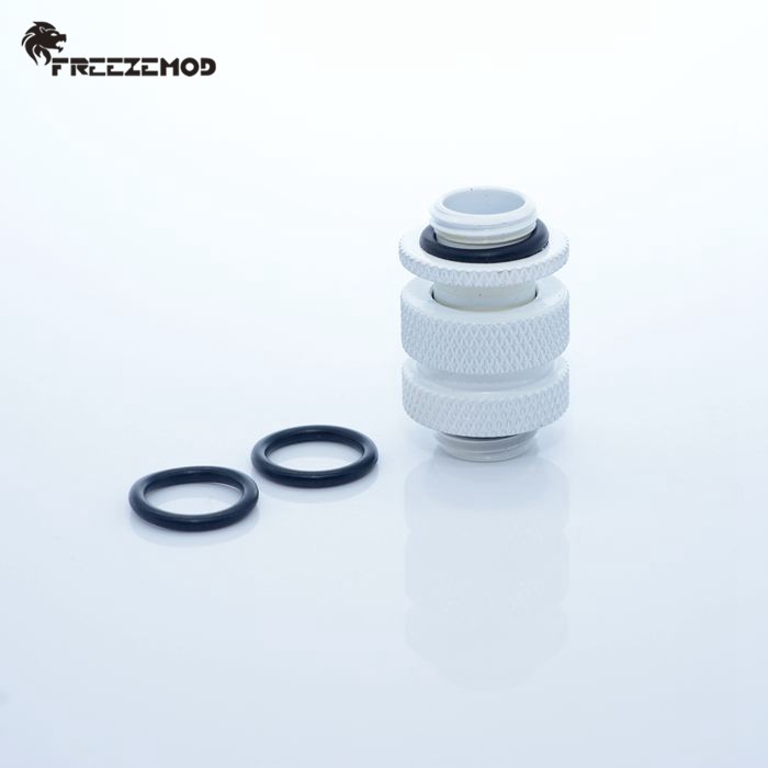FREEZEMOD显卡SLI水冷延长伸缩接头SSJT-16双G1/4外螺纹(16-22MM)