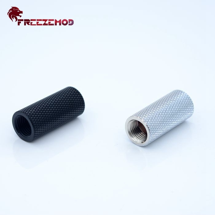 FREEZEMOD电脑水冷接头40mm内螺纹HYCZT-B40延长直通对接二分双通
