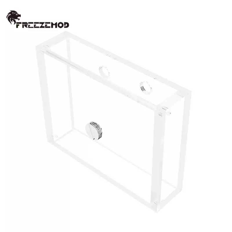 FREEZEMOD方形亚克力液冷水箱FSX-1540B下方出水工业服务器安装