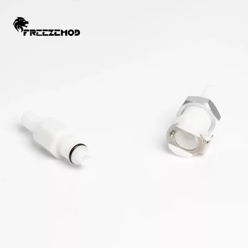 FREEZEMOD止水快插快接二端断开止水快速接头穿板ZSZT-T6美容仪器