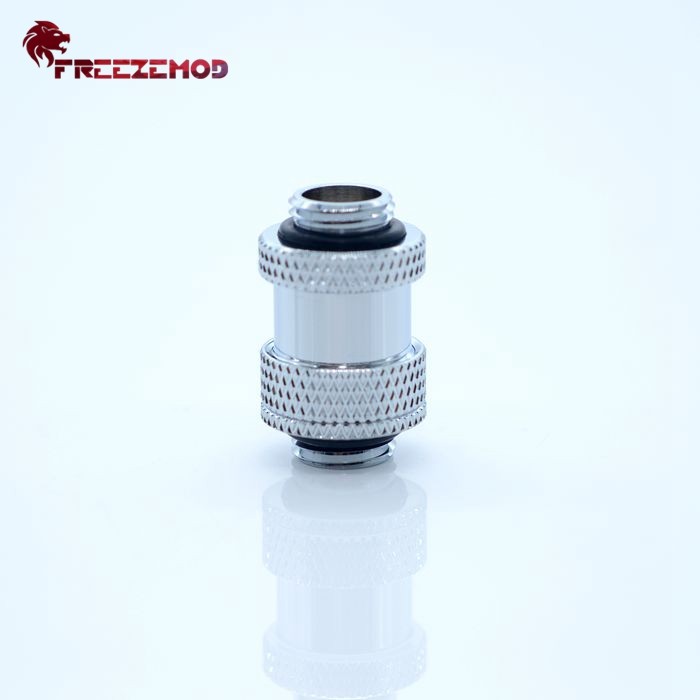 FREEZEMOD显卡SLI水冷延长伸缩接头SSJT-22双G1/4外螺纹(22-31MM)