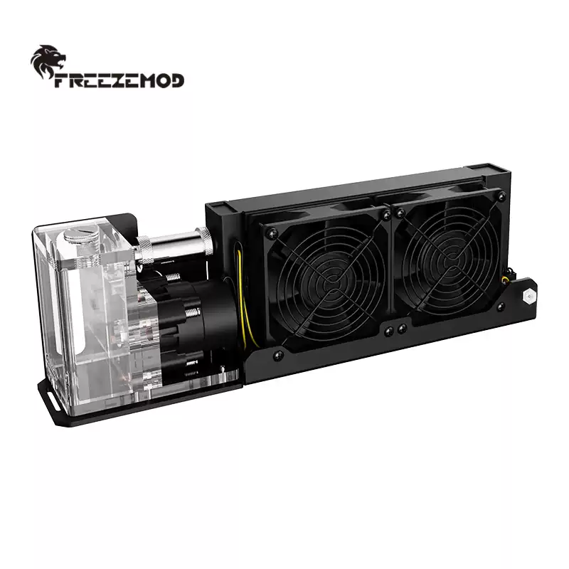 FREEZEMOD迷你轻型3D打印手机平板水冷散热模组SLMZ-Z-T双风扇