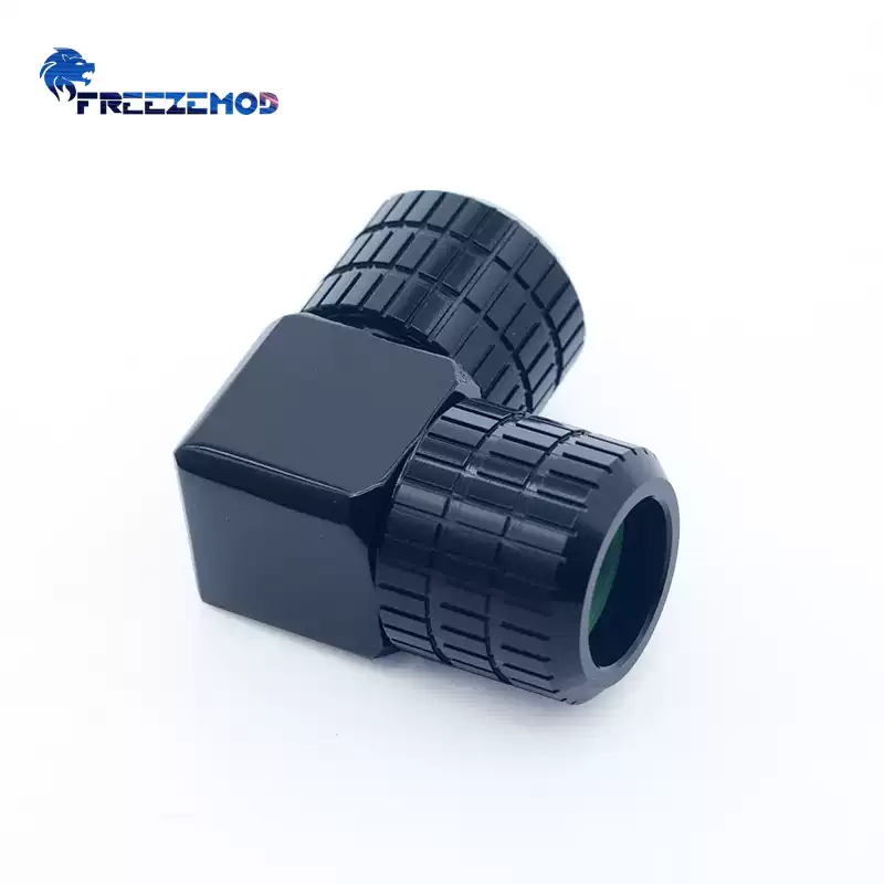 FREEZEMOD硬管快拧90度直角BYGKN-D90防脱落20kg拉力14MM硬管