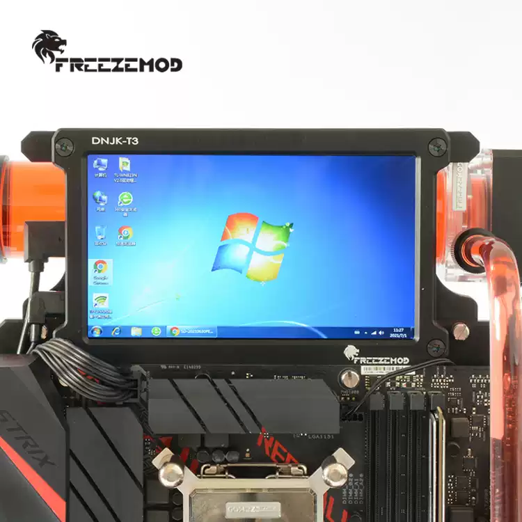 FREEZE MOD全金属开放式电脑机箱水冷散热配件组合PJ-JXSL