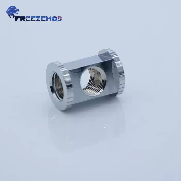 FREEZEMOD电脑水冷接头多通道四孔内螺纹BDT-4T长方形转接座