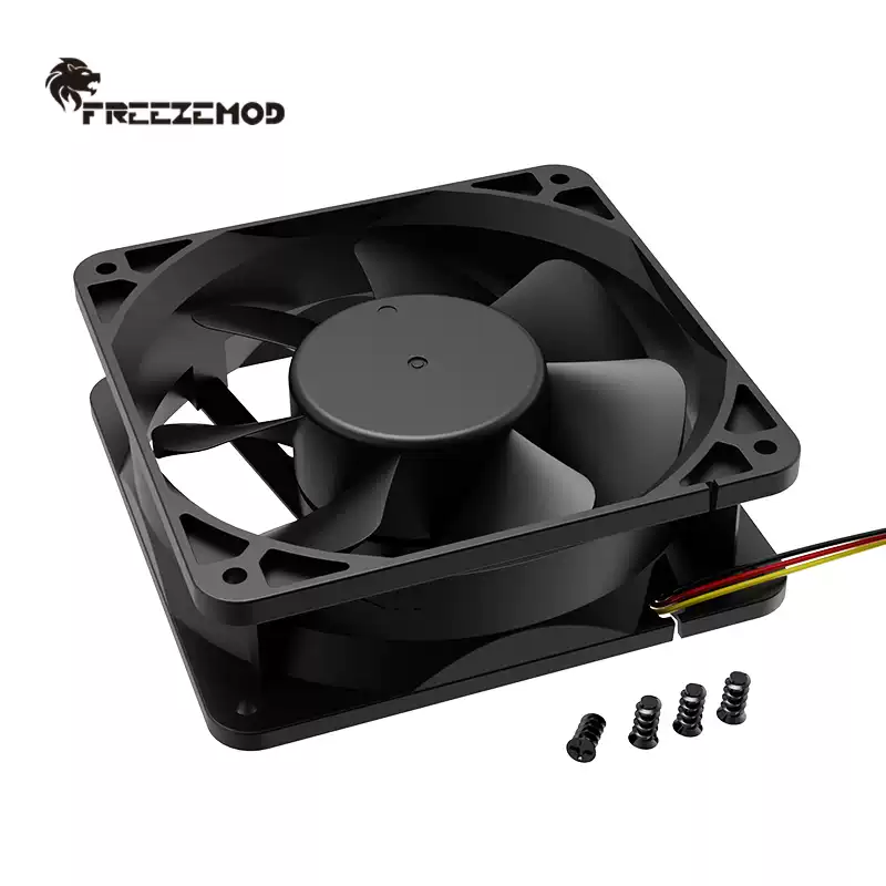 FREEZEMOD双滚珠大风量12038散热风扇12-24V电压4000转速LS12038H