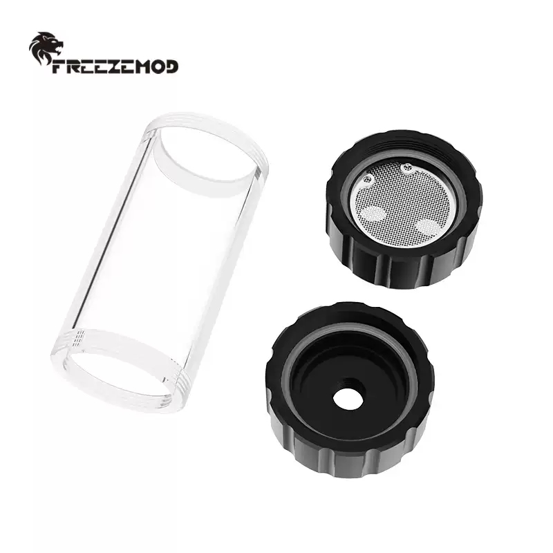 FREEZEMOD水冷2023款50MM圆柱POM透明工业水箱内置过滤YSX-5PM3