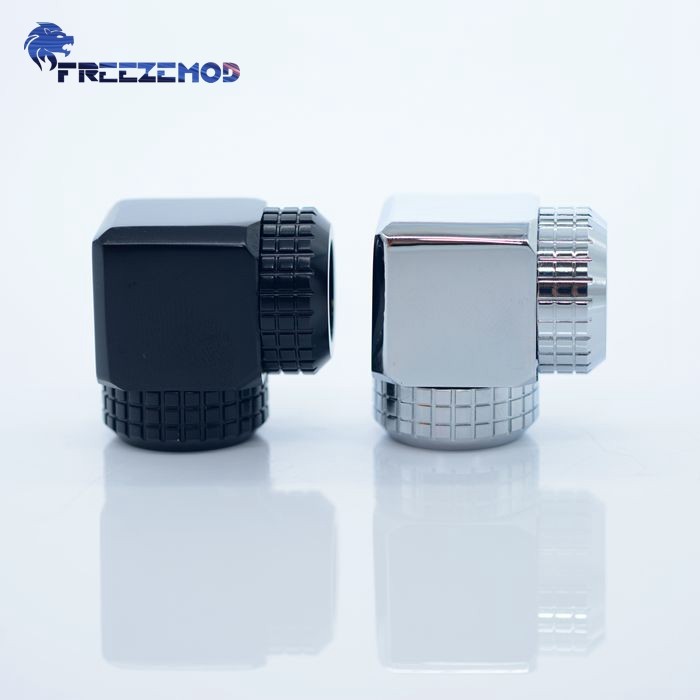 FREEZEMOD电脑水冷12MM硬管直角快拧BYGKN-E90三密封圈90度弯头