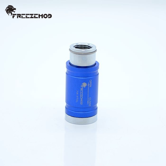 FREEZEMOD电脑水冷平推阀双内牙全铜FM-PTSL硬管安装可调节水流量