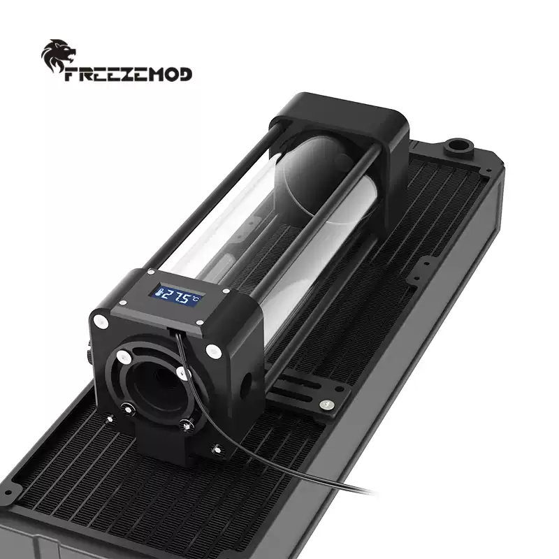 FREEZEMOD方形电脑水冷亚克力水箱2020款液晶温度显示PO-WDX