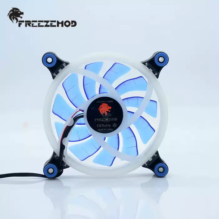 FREEZEMOD电脑机箱散热风扇CE ROHS认证FAN-L18透明水晶清货处理