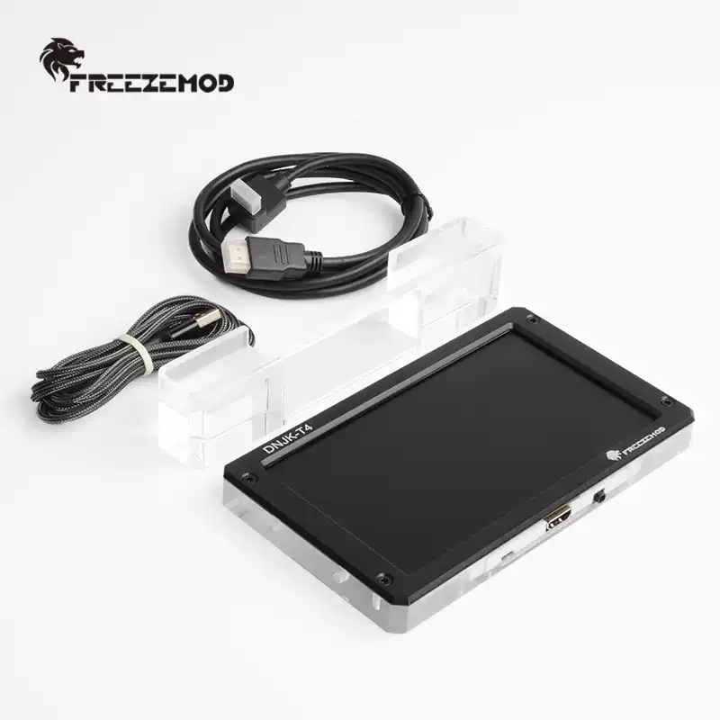 FREEZEMOD电脑数据监控器7英寸IPS硬屏2021款透明DNJK-T4可装RGB