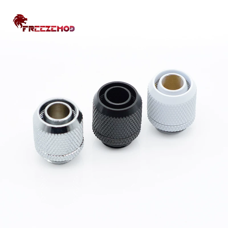 FREEZEMOD软管黄铜快拧电脑水冷快接2分厚HRGKN-B2H适用8*12软管