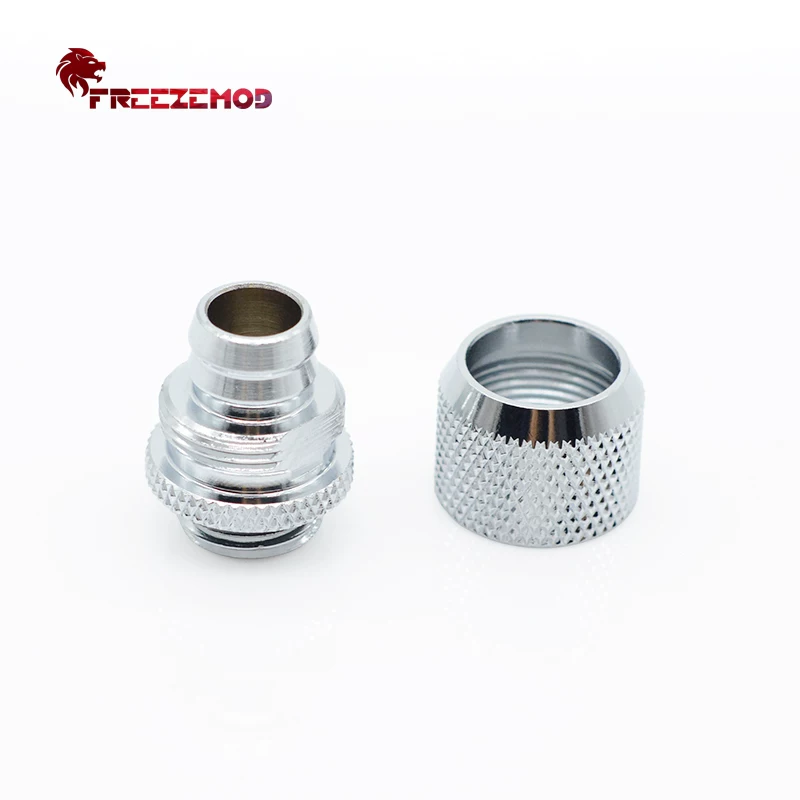 FREEZEMOD软管黄铜快拧电脑水冷快接2分厚HRGKN-B2H适用8*12软管