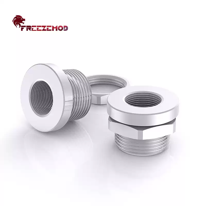 FREEZEMOD水冷接头2023款HCBJT-V2穿板型顶部注水接头六角螺母