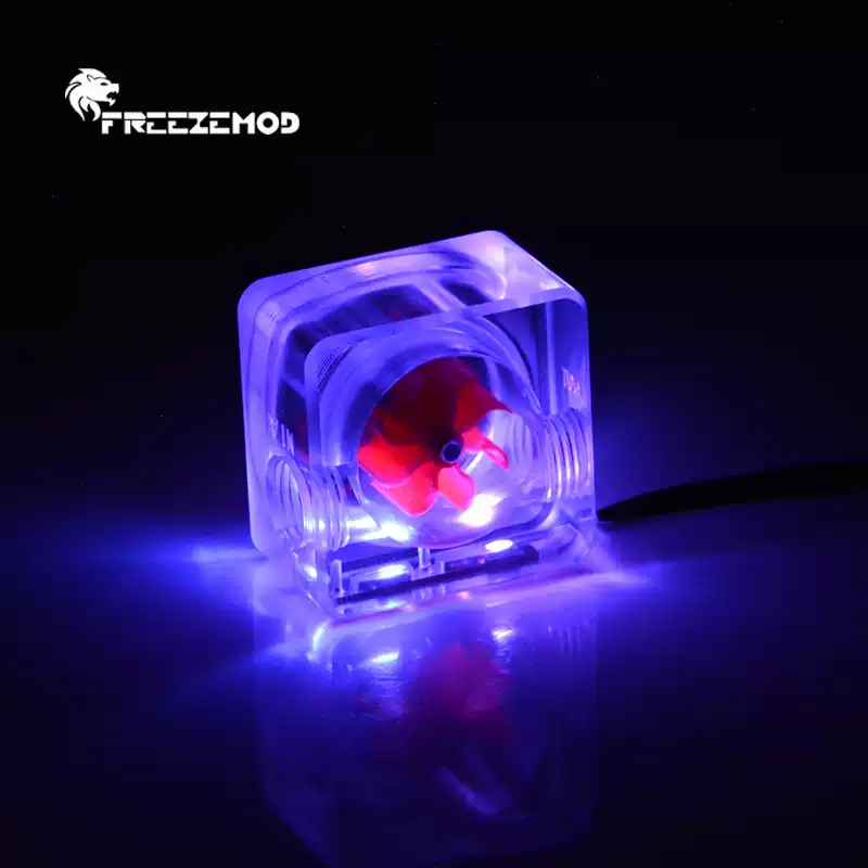 FREEZEMOD工业水冷流速计LSJ-TMR无螺丝环形密封圈固定彩色水叶轮