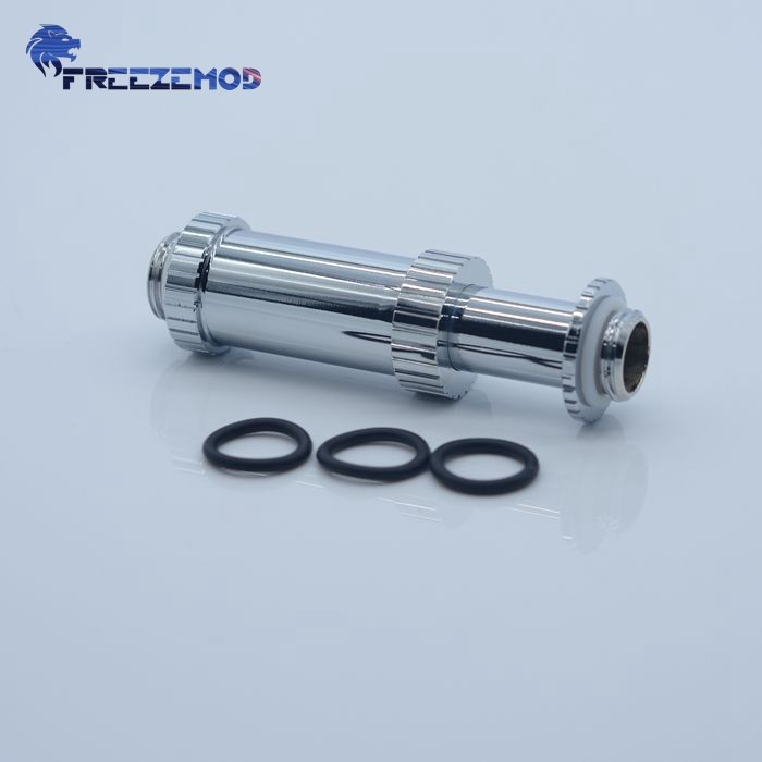 FREEZEMOD全铜电脑水冷接头BSSJT-41显卡SLI交火可伸缩双外螺纹