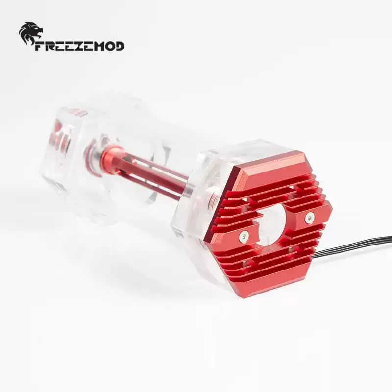 FREEZEMOD电脑水冷RB-LBX六边形透明水箱5V幻彩RGB灯效送控制器