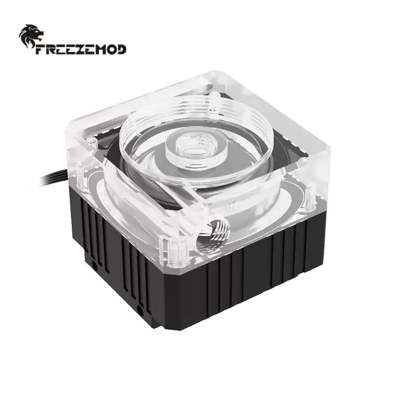 FREEZEMOD水冷水泵PU-SZM6薄泵PWM控速4.6cm厚流量550L可组一体式
