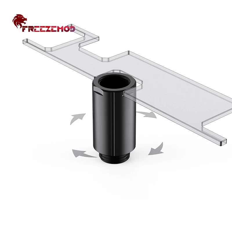FREEZEMOD内牙延长螺座2023款GYCLZ-D30电脑水冷对接头30MM内六角