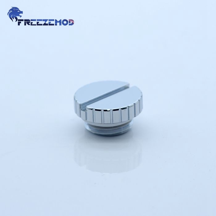 FREEZEMOD电脑水冷接头止水手拧一字堵头BDT-YZ黄铜