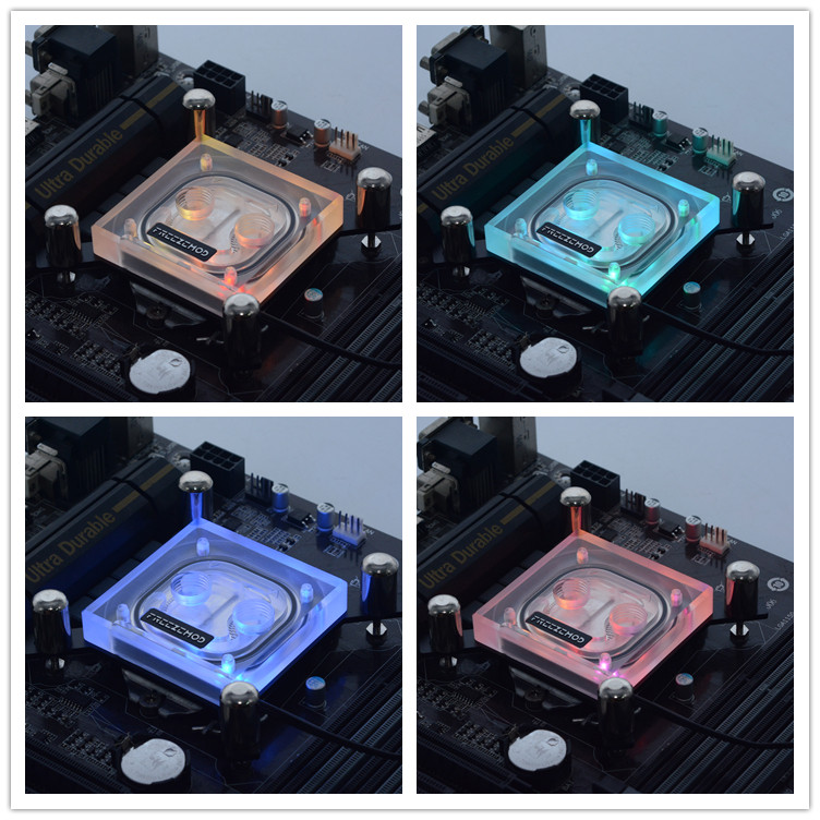 FREEZEMOD电脑CPU水冷水箱DT-S12YD硬灯12VRGB双接头可与主板同步