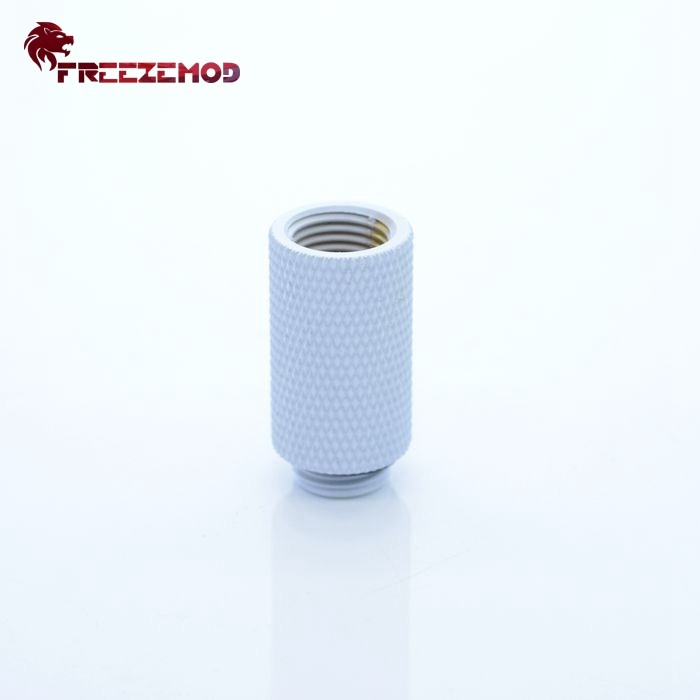 FREEZEMOD内牙延长螺座HYCLZ-M30电脑水冷对接头（延长30MM）G1/4