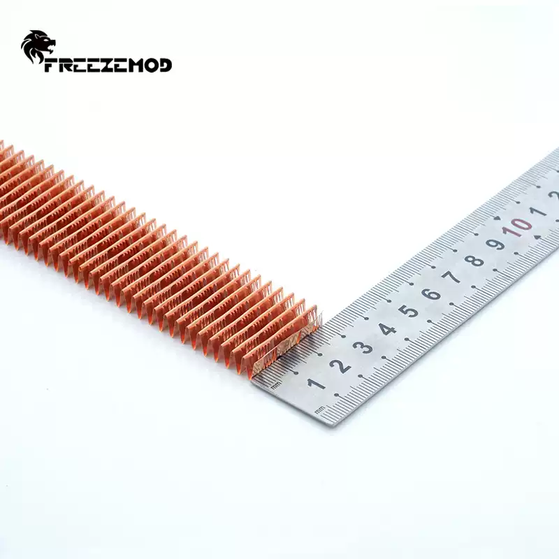 FREEZEMOD水冷45mm双层铜散热排3个80风扇位TSRP-H240紫铜翅片