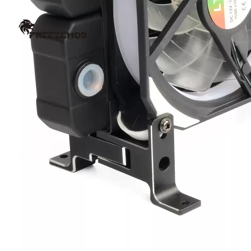 FREEZEMOD水冷散热排支架全铝合金桌面安装架PJ-WSZJ通用CNC加工