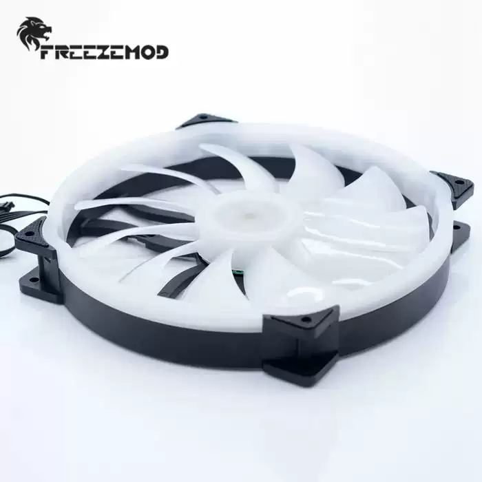 FREEZEMOD彩虹极光20CM机箱RGB风扇FAN-L20可AURA同步CE ROSH认证