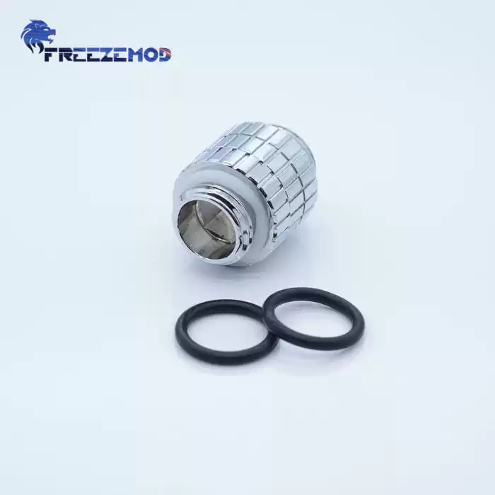 FREEZEMOD电脑水冷接头双外牙360度旋转对丝BXZDS-C14内六角固定