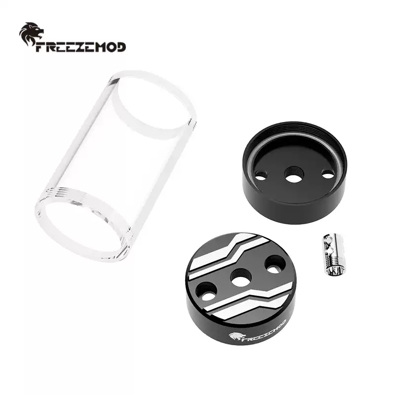 FREEZEMOD电脑水冷60MM彩色水箱内置排泡器2019款YSX-PMD撞色版