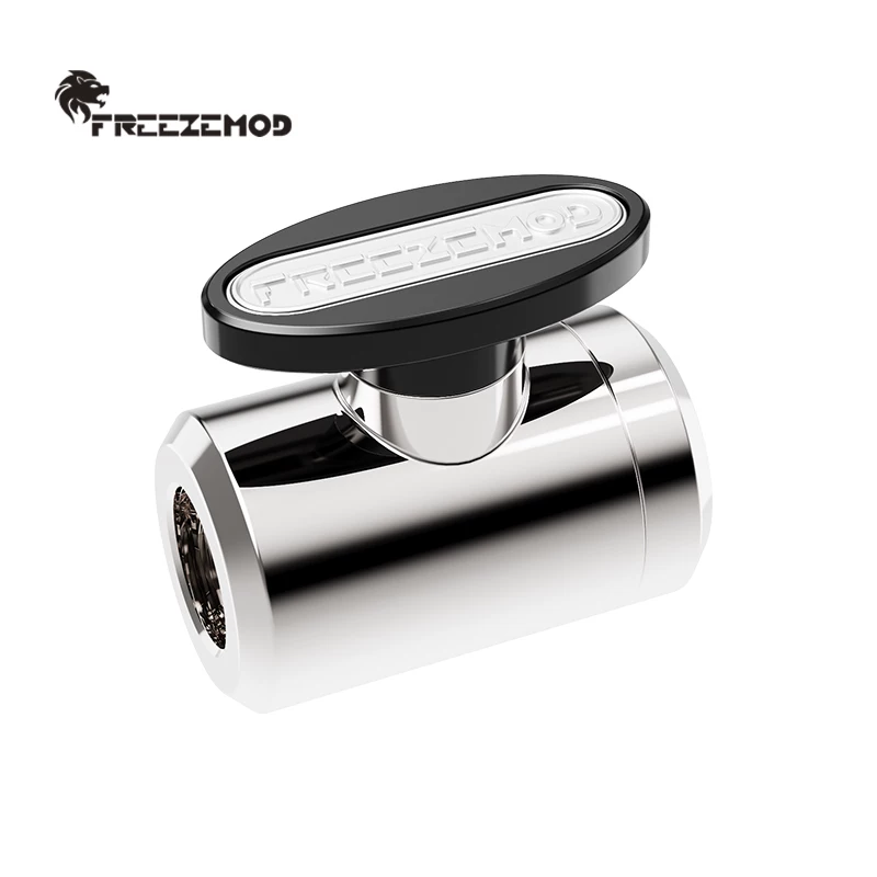 FREEZEMOD电脑水冷放水阀FM-YGNSB双内牙G1/4止水阀硬管关闭管道