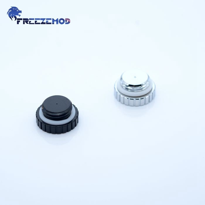 FREEZEMOD电脑水冷接头止水手拧光面堵头BDT-GM黄铜