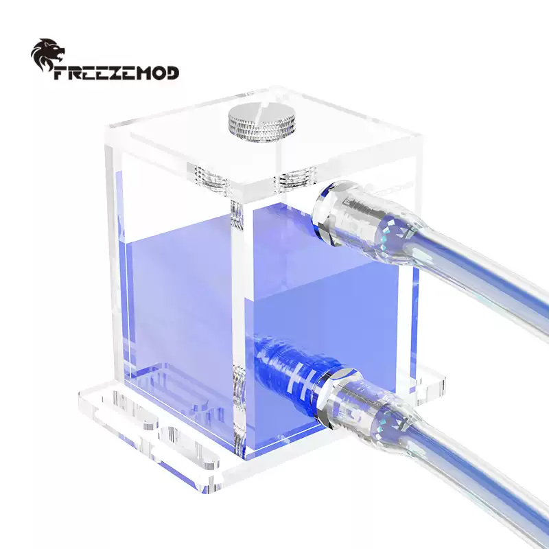 FREEZE GQSX-T3 全透明水冷小水箱 带延长固定位 亚克力 三孔水箱