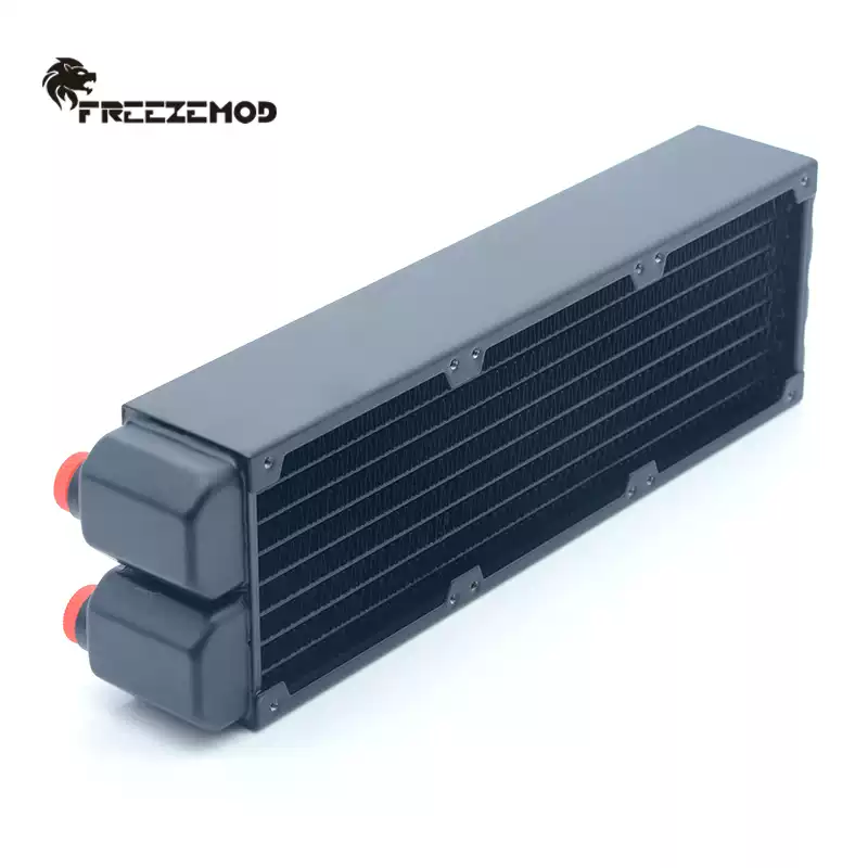 FREEZEMOD水冷45mm双层铜散热排3个80风扇位TSRP-H240紫铜翅片