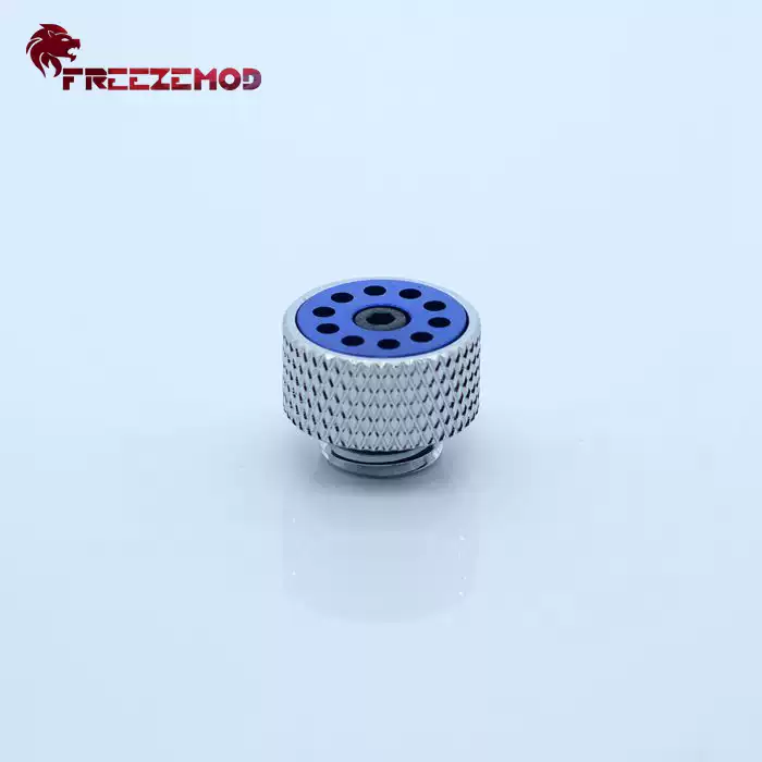 FREEZEMOD电脑水冷可调自动排气阀HPQF-S1B适用水箱排气银色主体