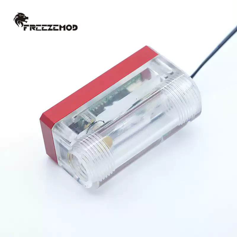 FREEZEMOD直通温度显示VA液晶屏0.5秒刷新WDXS-YJ铝合金面板清仓