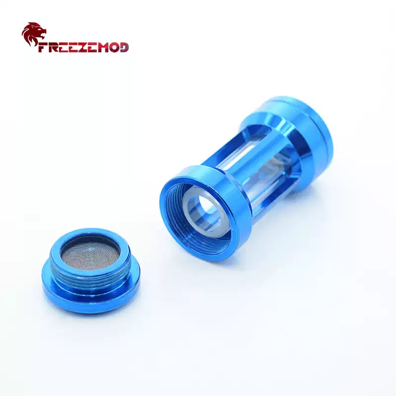 FREEZEMOD电脑水冷过滤器复合版大可视面积四窗结构GLQ-JX2双内牙