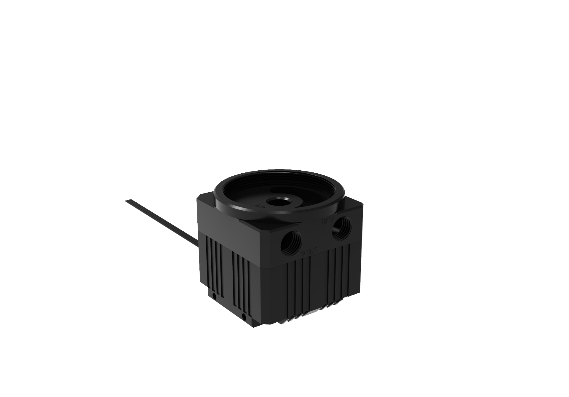 FREEZEMOD磁悬浮水泵水箱一体电脑水冷PU-GCDCB内置过滤侧出