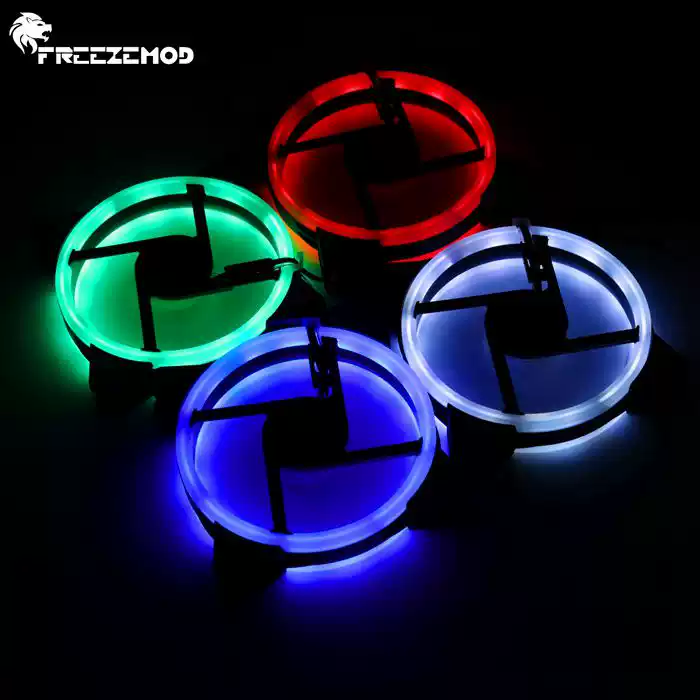 FREEZEMOD电脑水冷散热风扇双光圈扇叶可拆卸CE ROHS认证FAN-RS18