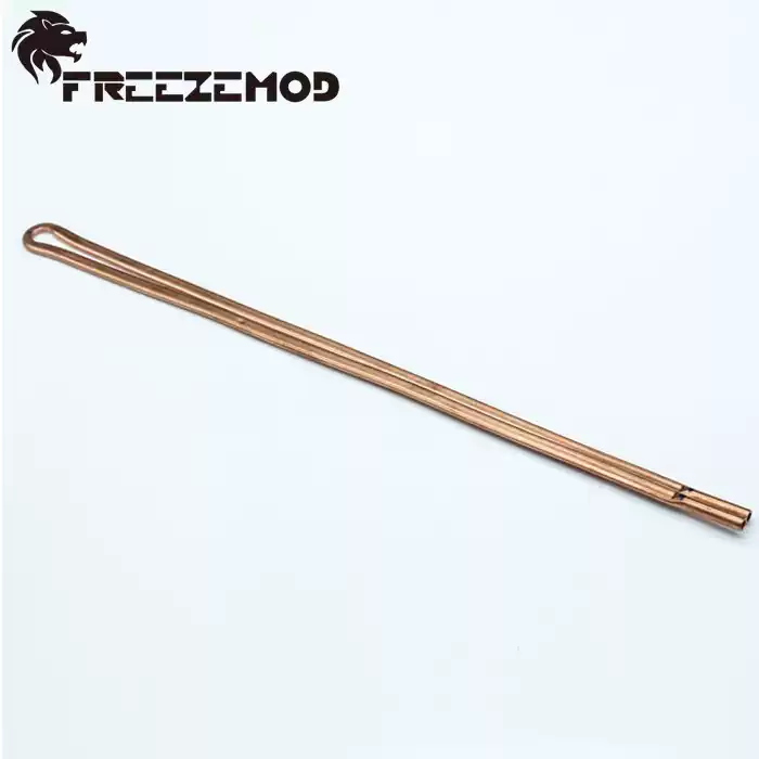 笔记本水冷散热器改装 TG-BJB 4.5外径 扁铜管 T2紫铜扁管