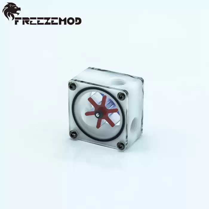 FREEZE LSJ-PO1 电脑水冷水流器/测速计 三通流速器 黑色 白色