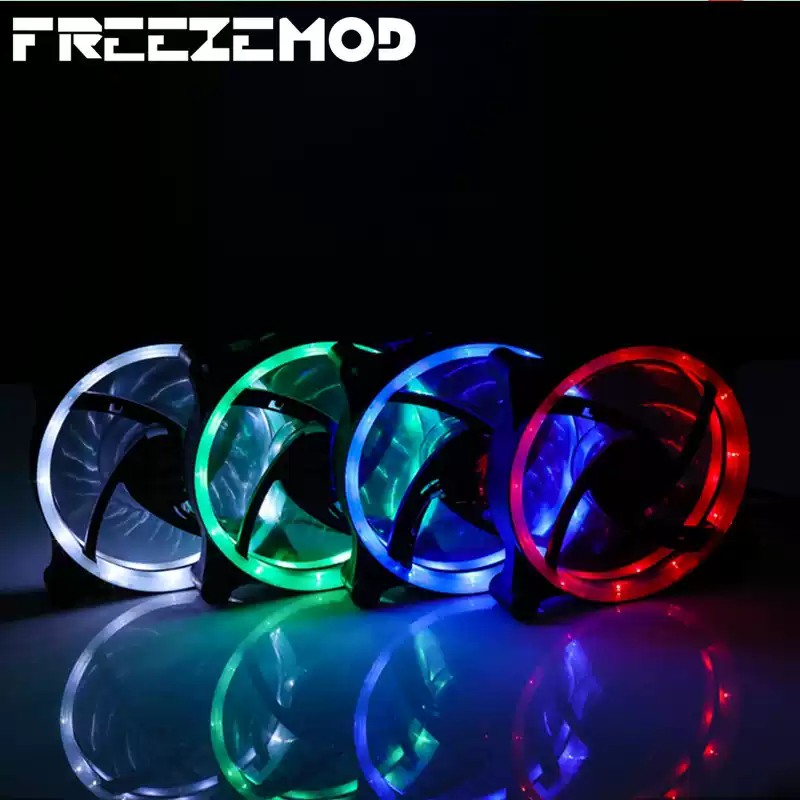 FREEZEMOD双光圈电脑机箱散热排风扇FAN-RS15液压轴承清货