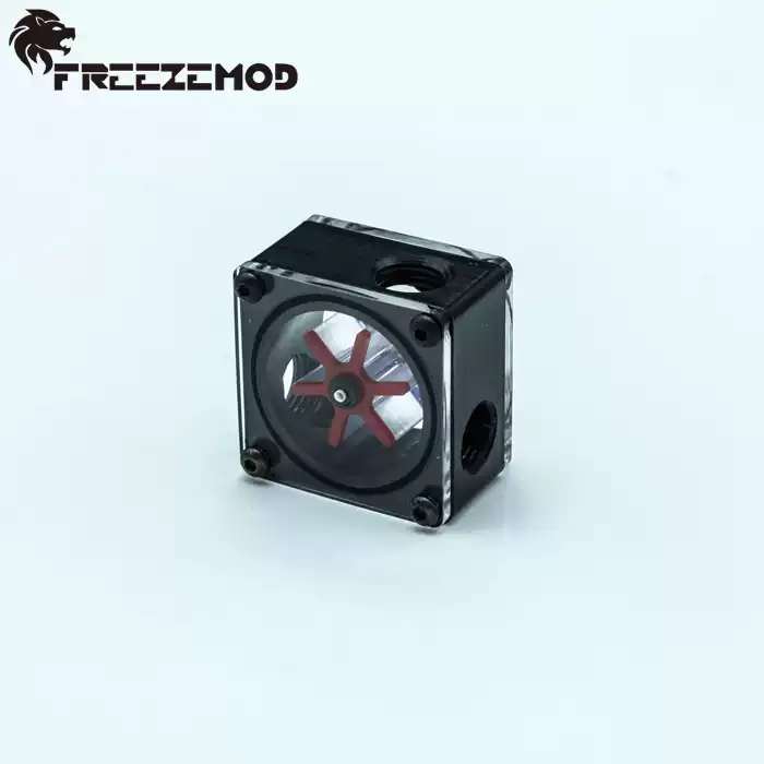 FREEZE LSJ-PO1 电脑水冷水流器/测速计 三通流速器 黑色 白色
