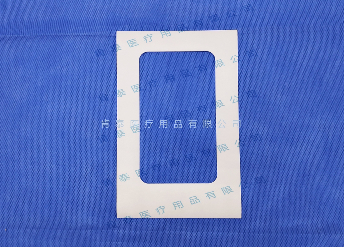 手术洞巾贴合