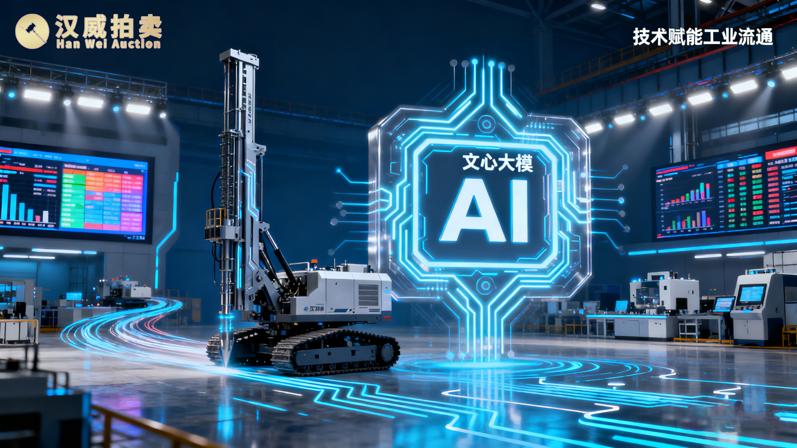 文心大模型赋能工业流通：江苏汉威的商用拍卖新生态
